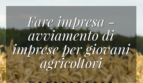 fare impresa agricoltura